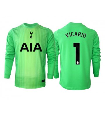 Tottenham Hotspur Guglielmo Vicario #1 Brankářské Domácí Dres 2025-26 Dlouhý Rukáv